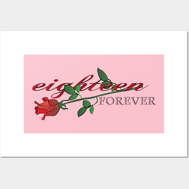 forever eighteen Wall Art by elmirana